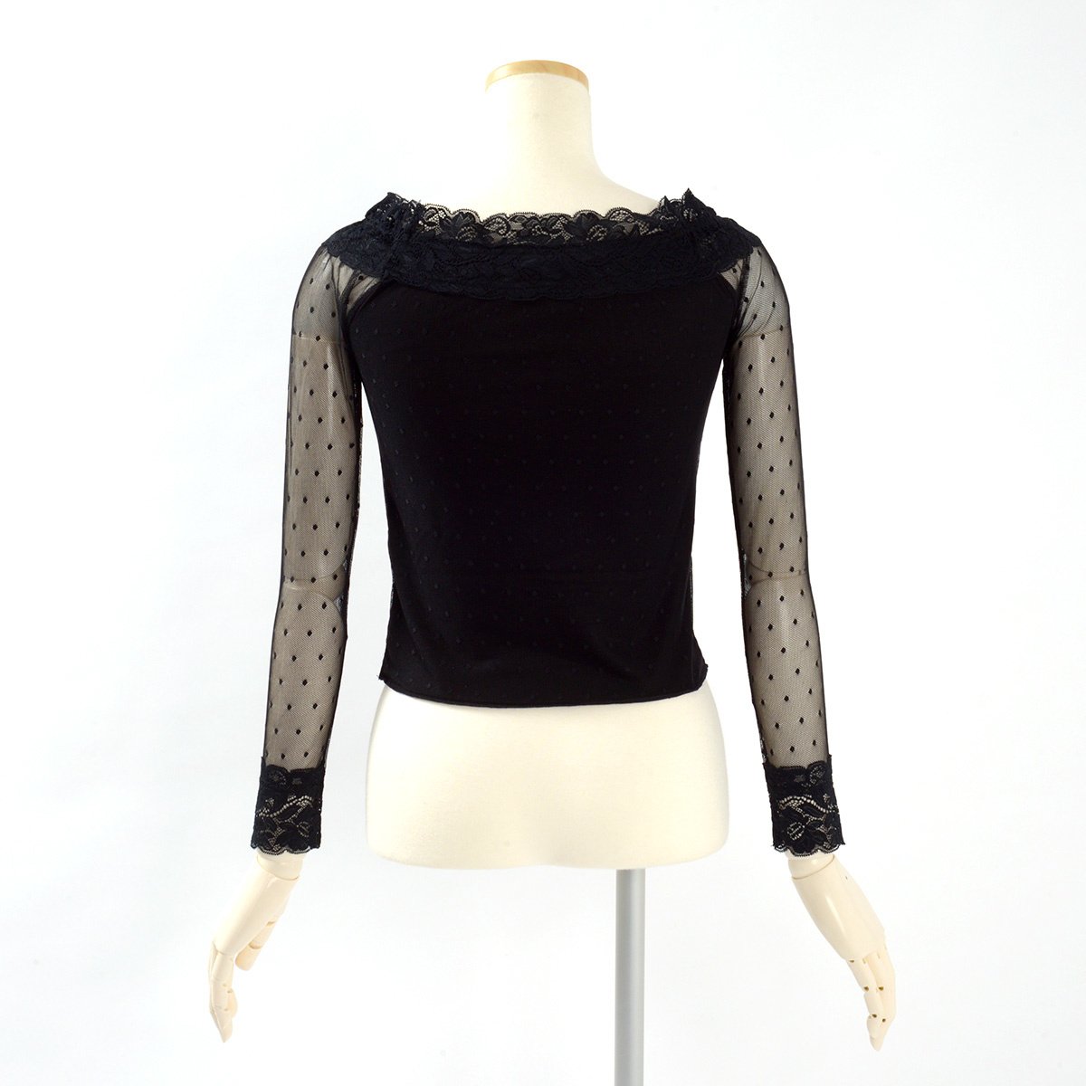 Polka Dot Lace Sleeve Set main image 0