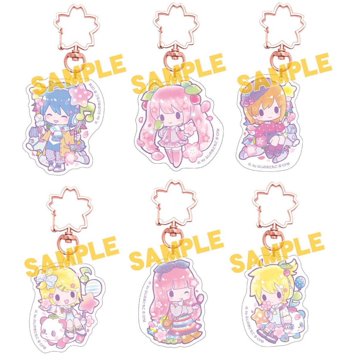 Vocaloid Acrylic Keychain Collection: Tomoko Fujinoki Ver. - Tokyo
