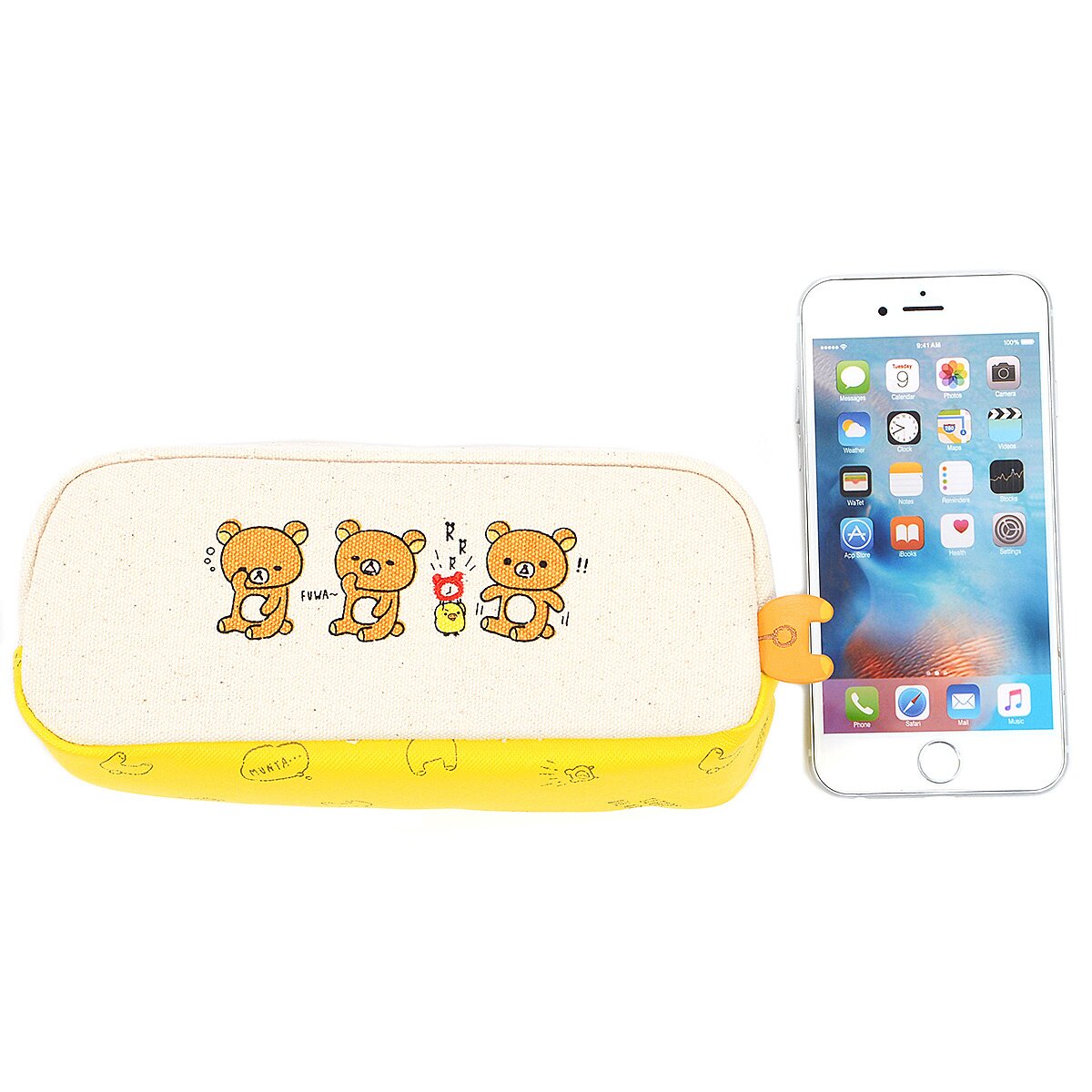 San-X Rilakkuma pencil case canvas made Pen Pouch PY69101