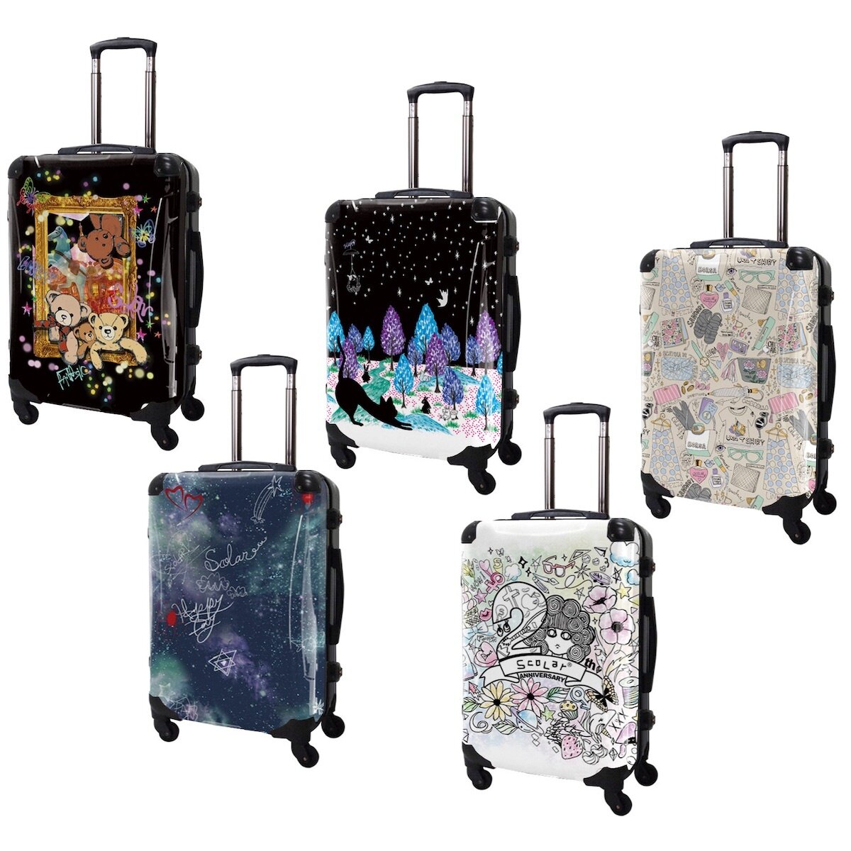 ScoLar Art Suitcase L