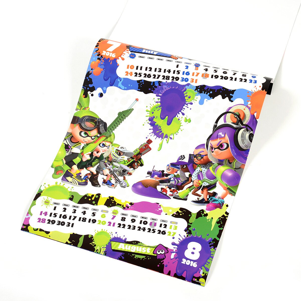 Splatoon 2016 Calendar Tokyo Otaku Mode (TOM)