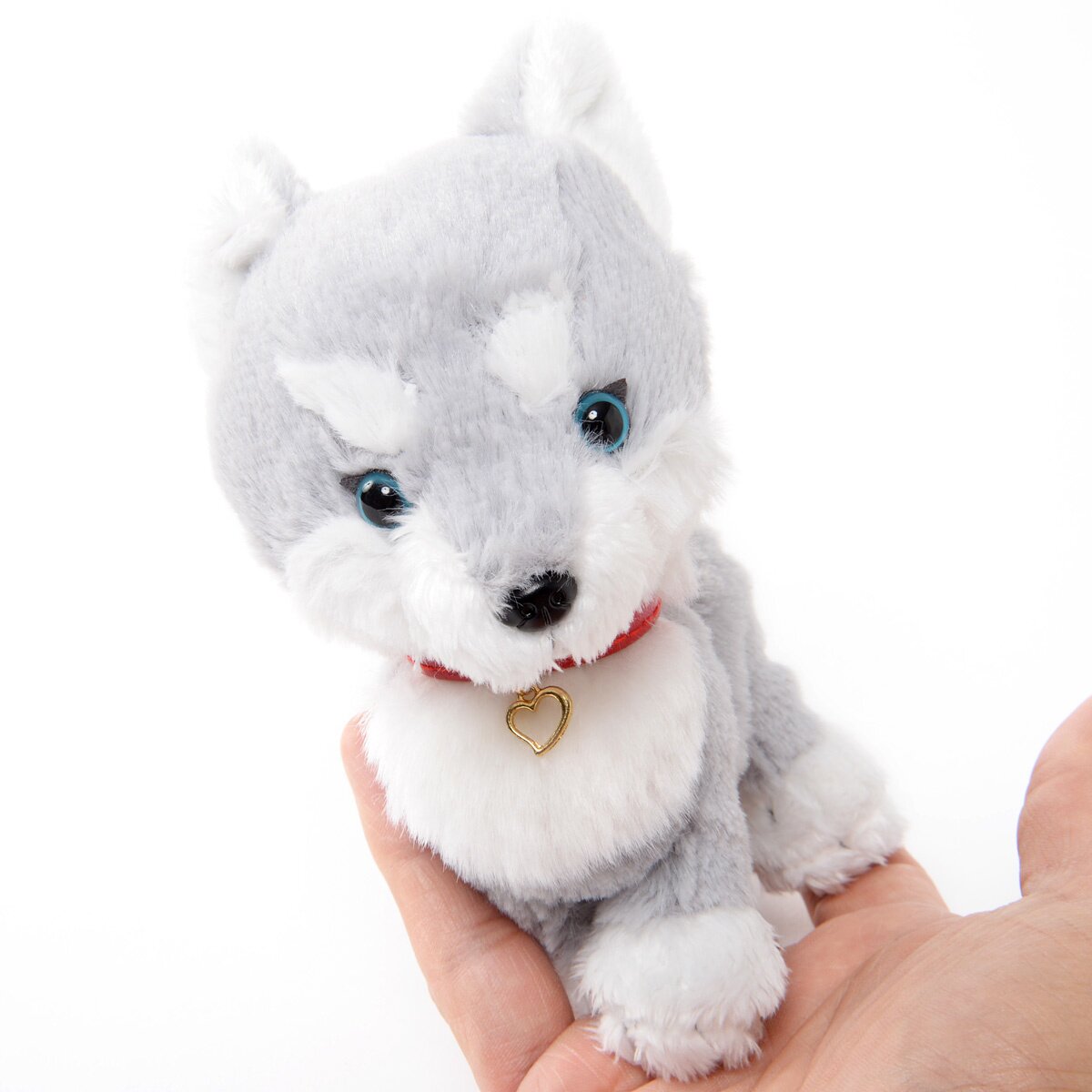 red husky plush toy
