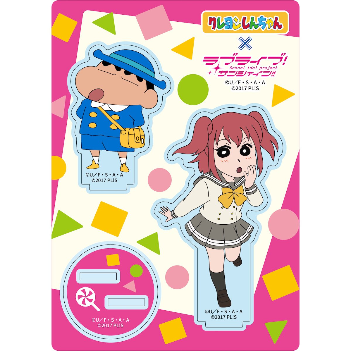 Crayon Shin-chan x Love Live! Sunshine!! Acrylic Stand Collection