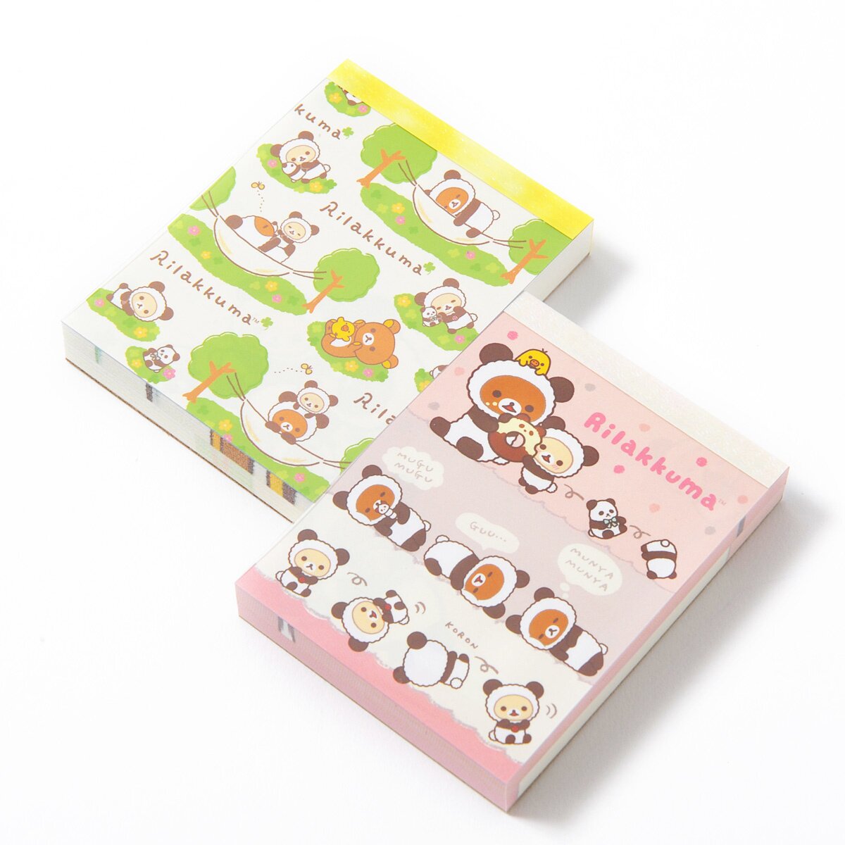 Rilakkuma Panda de Goron Clothbound Memo Pad - Tokyo Otaku Mode (TOM)