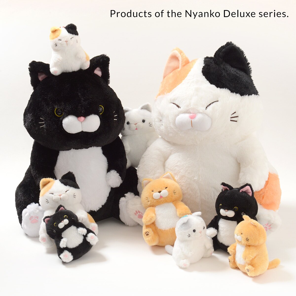 Nyanko Deluxe Cat Plush Collection (Big): Amuse - Tokyo Otaku Mode