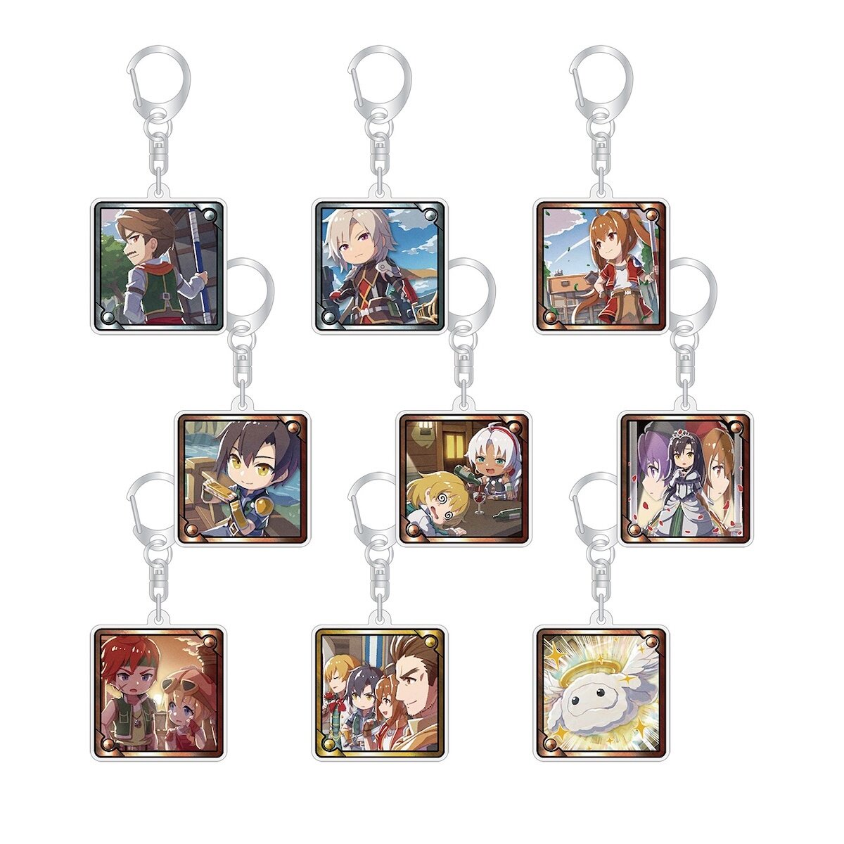 Trails in the Sky 1st Chapter Tradable Acrylic Keychain Ver.C