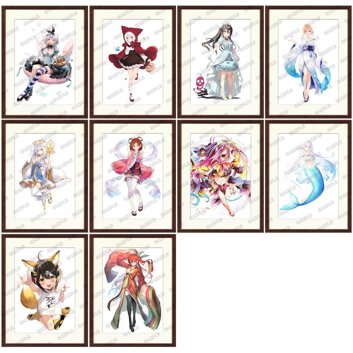 MF Bunko J Summer School Festival 2022 Art Print Collection Tokyo