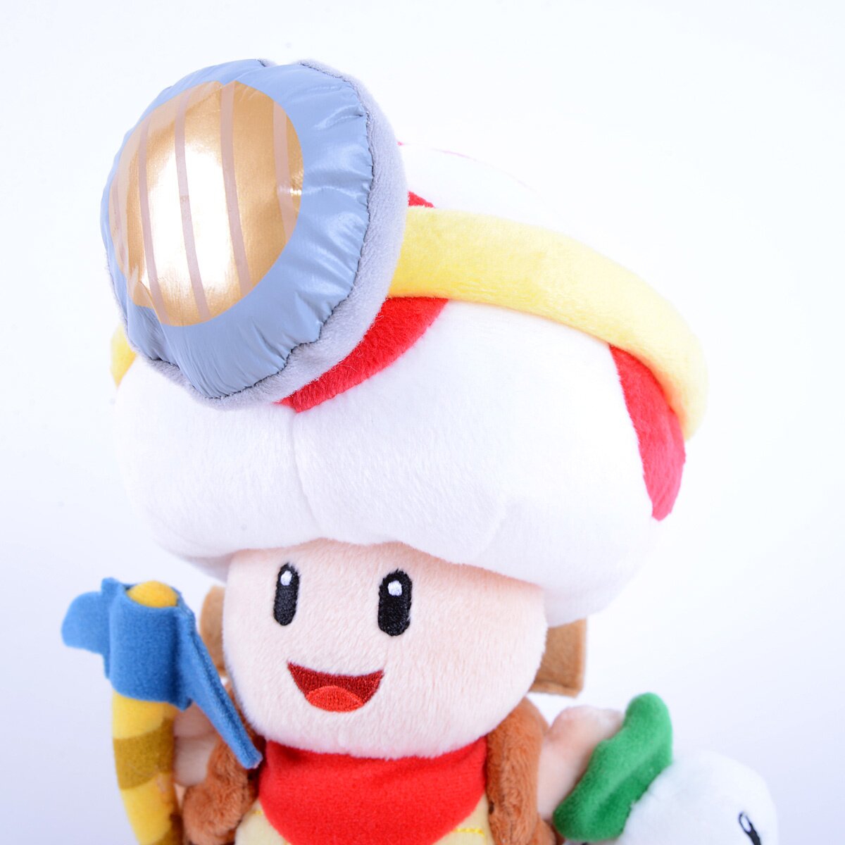  Little Buddy Super Mario Bros. Captain Toad Standing Pose Stuffed  Plush, 9, Multi-Colored (1409) : Toys & Games