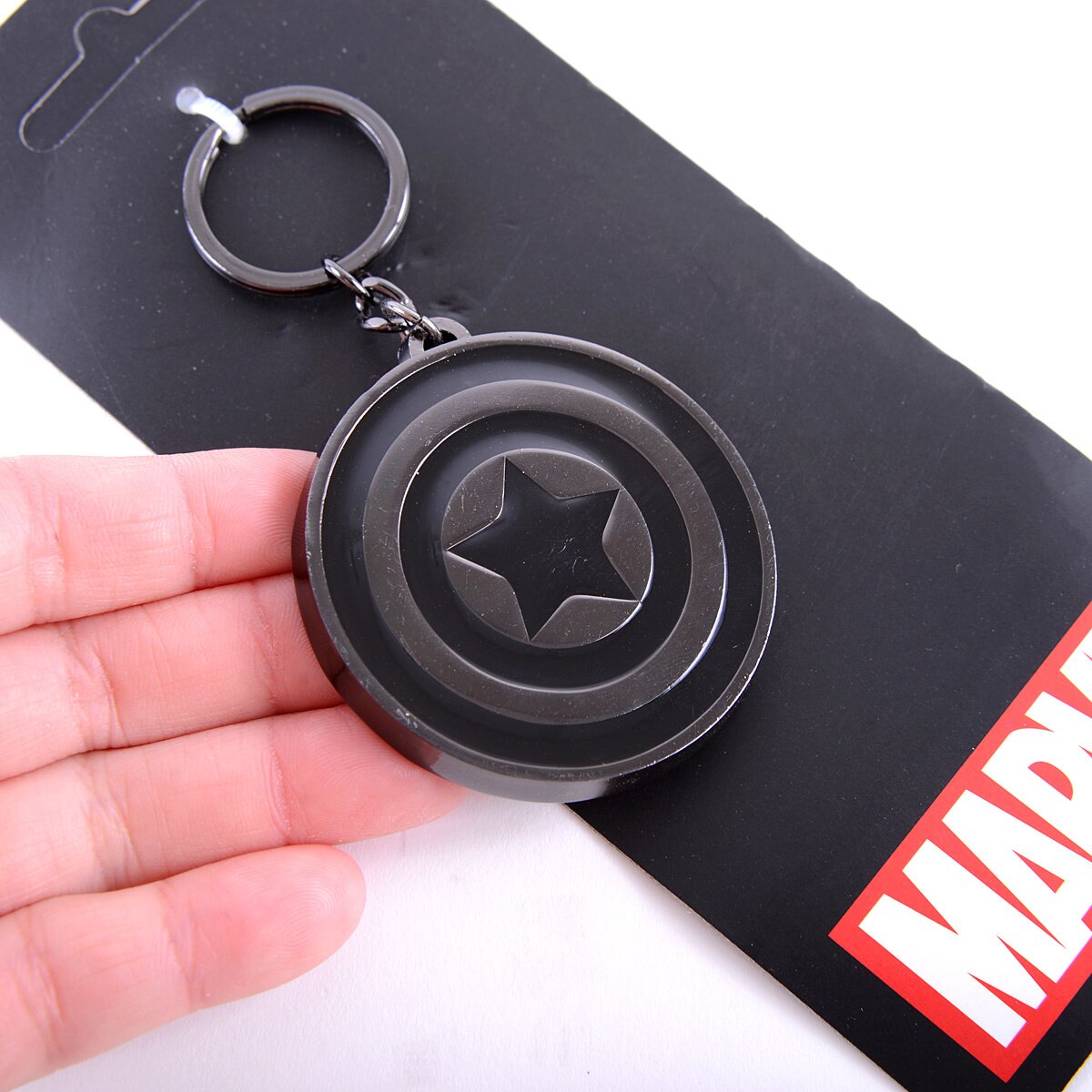 Marvel Comics Captain America Black Keychain: Marvel - Tokyo Otaku Mode  (TOM)