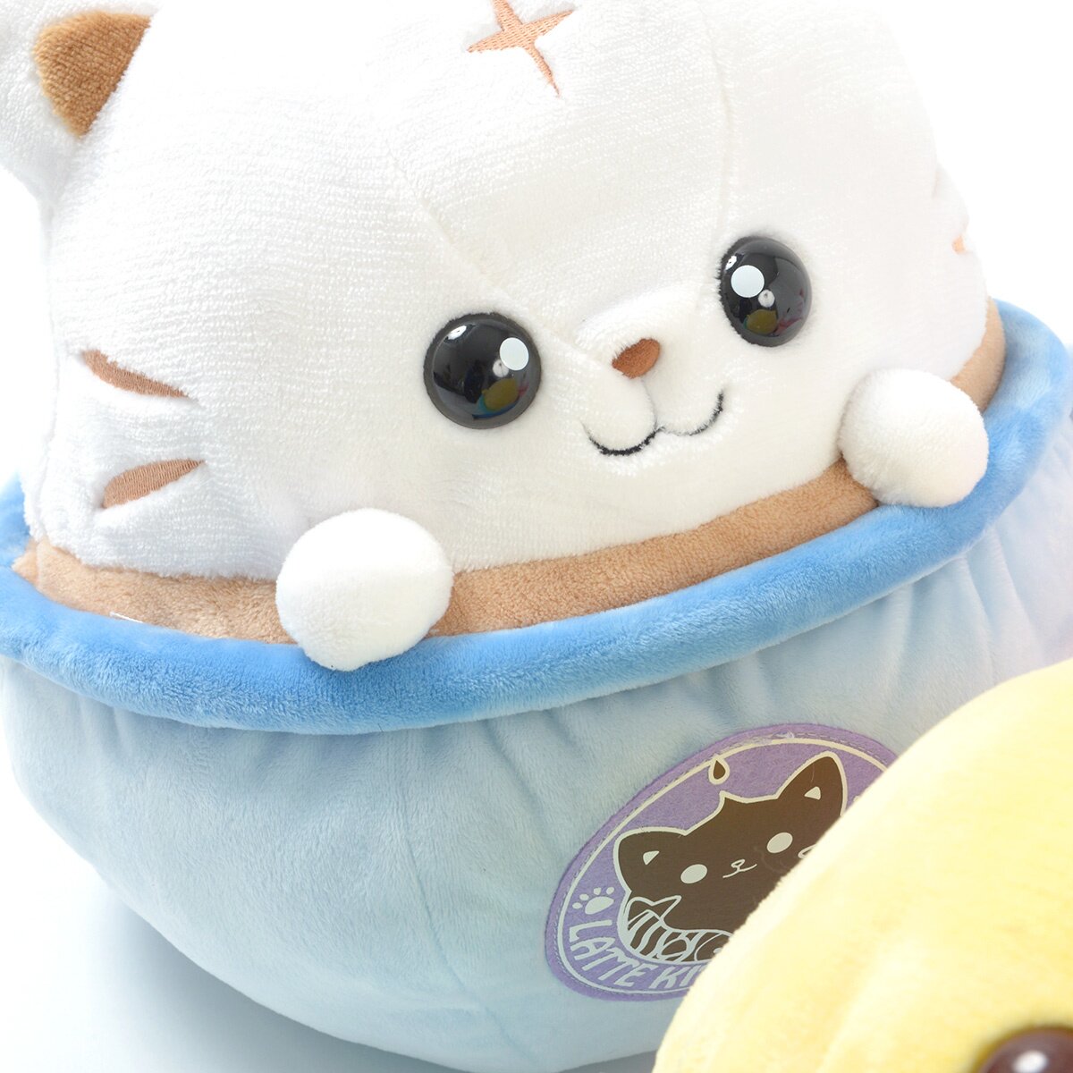 latte kitten coffee plush