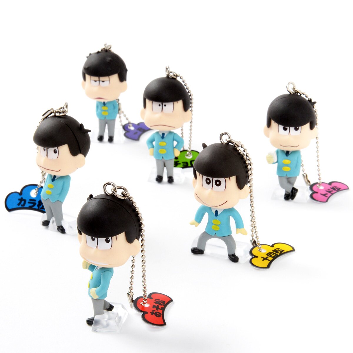 Osomatsu-san Figura Swing Collection Todo-matsu Con Portachiavi - Giocattolo Capsula Aoshima