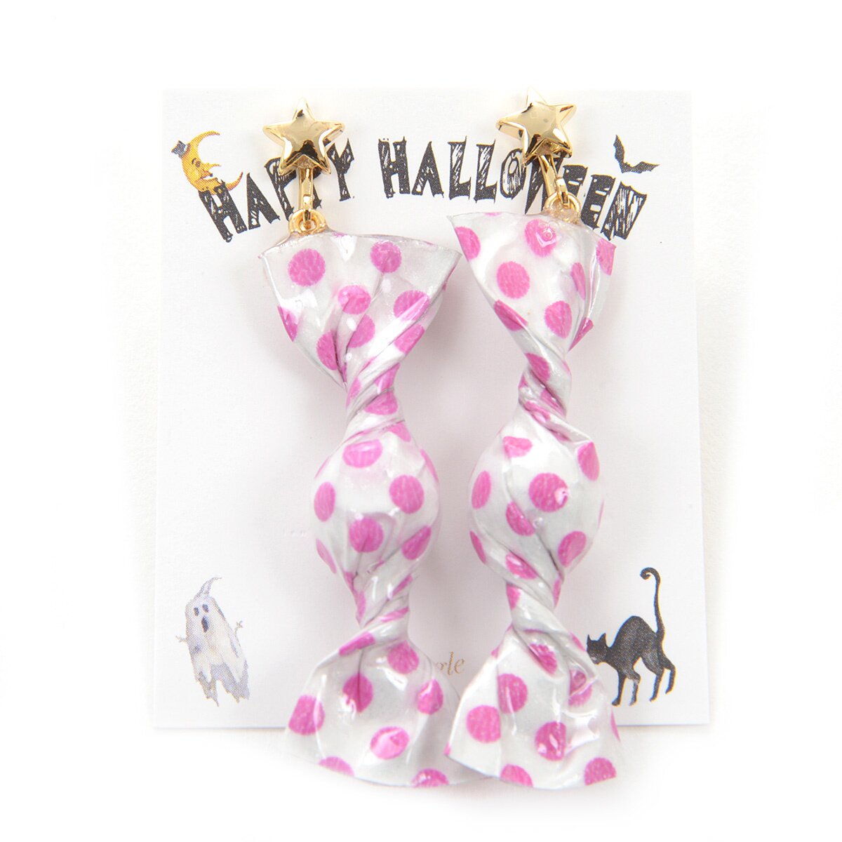 Gargle Polka Dot Candy Wrapper Earrings Tokyo Otaku Mode (TOM)