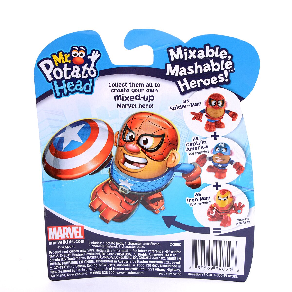 Captain america store mr potato head