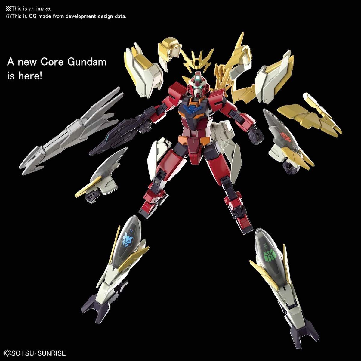 Bandai Hobby HGBD: R Gundam Build Divers Re:Rise - Ingiustizia, Modellino In Plastica Colorata, Scala 1/144