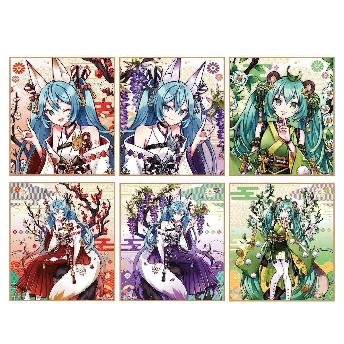【miku】 Hatsune Miku Hyakki Yakou Shikishi Box Set - Tokyo Otaku