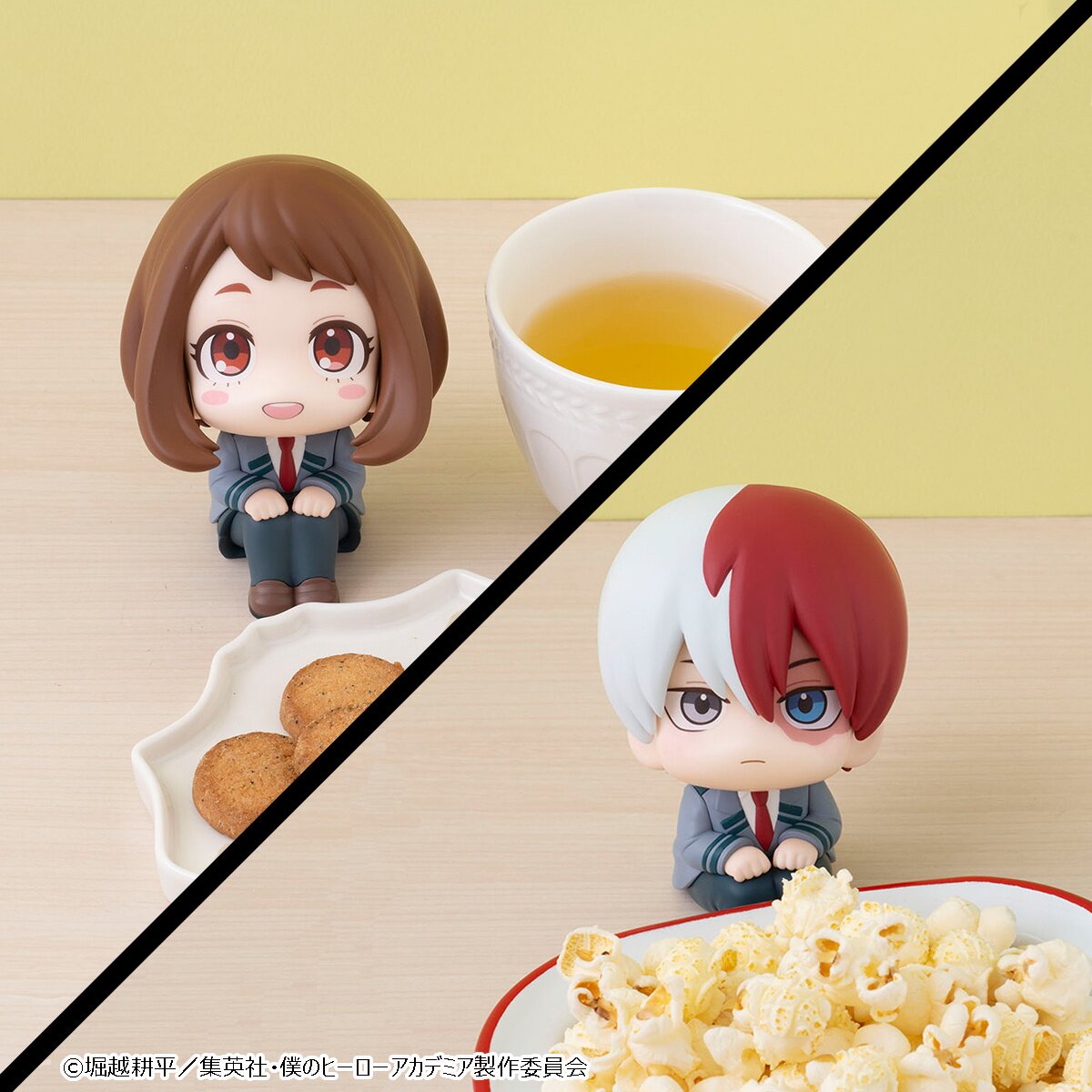 Look Up Series My Hero Academia Ochaco Uraraka & Shoto Todoroki Set w/  Bonus Cushions: Megahouse