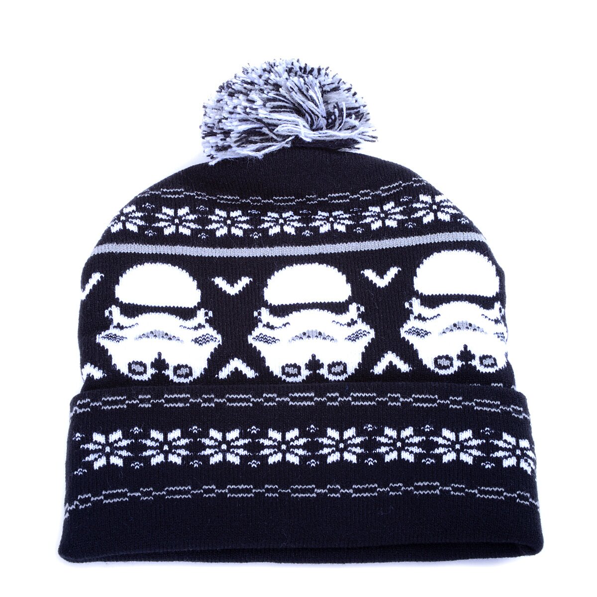 Star Wars Stormtrooper Fair Isle Pom Beanie
