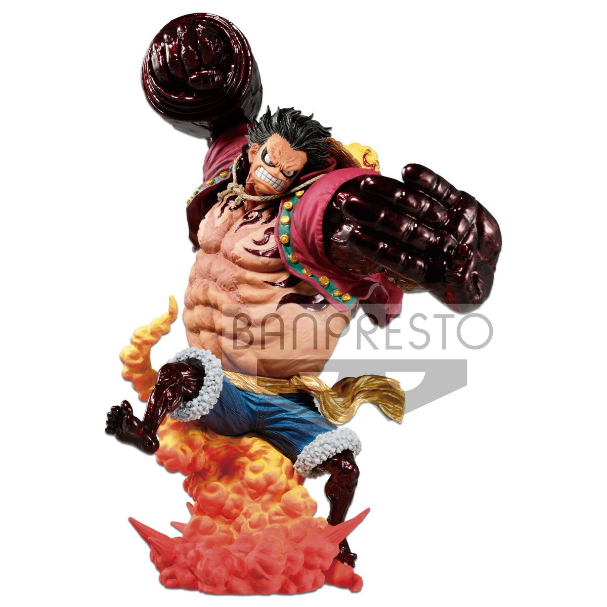 [One Piece] Monkey D. Luffy Kong Gun Crimson Color Ver.: Banpresto ...