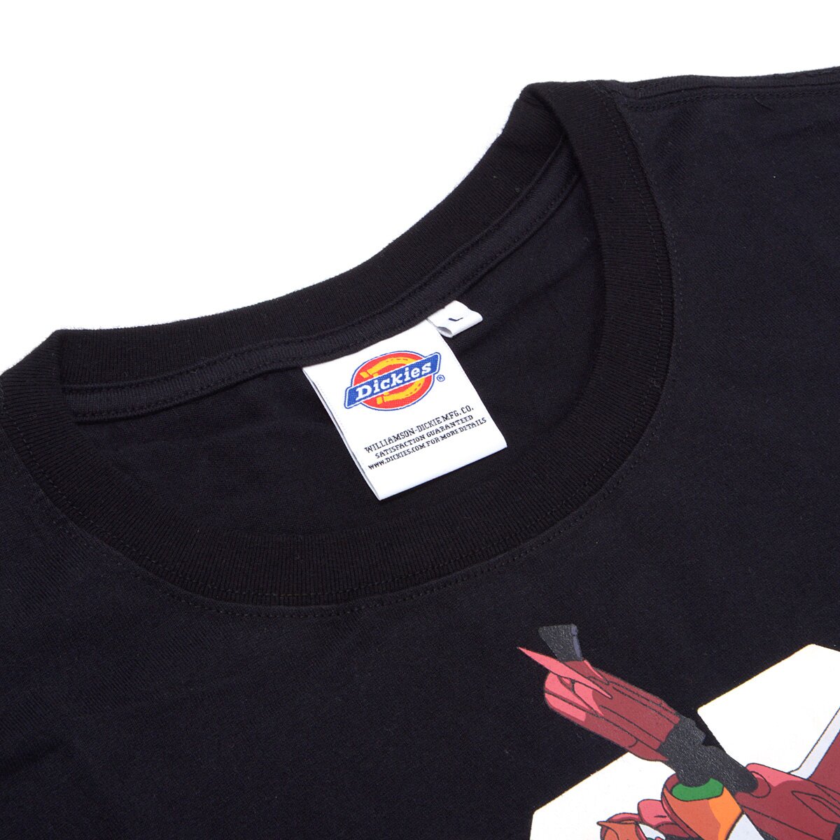 Evangelion x Dickies Unit-02 Graphic Print Black T-Shirt - Tokyo 
