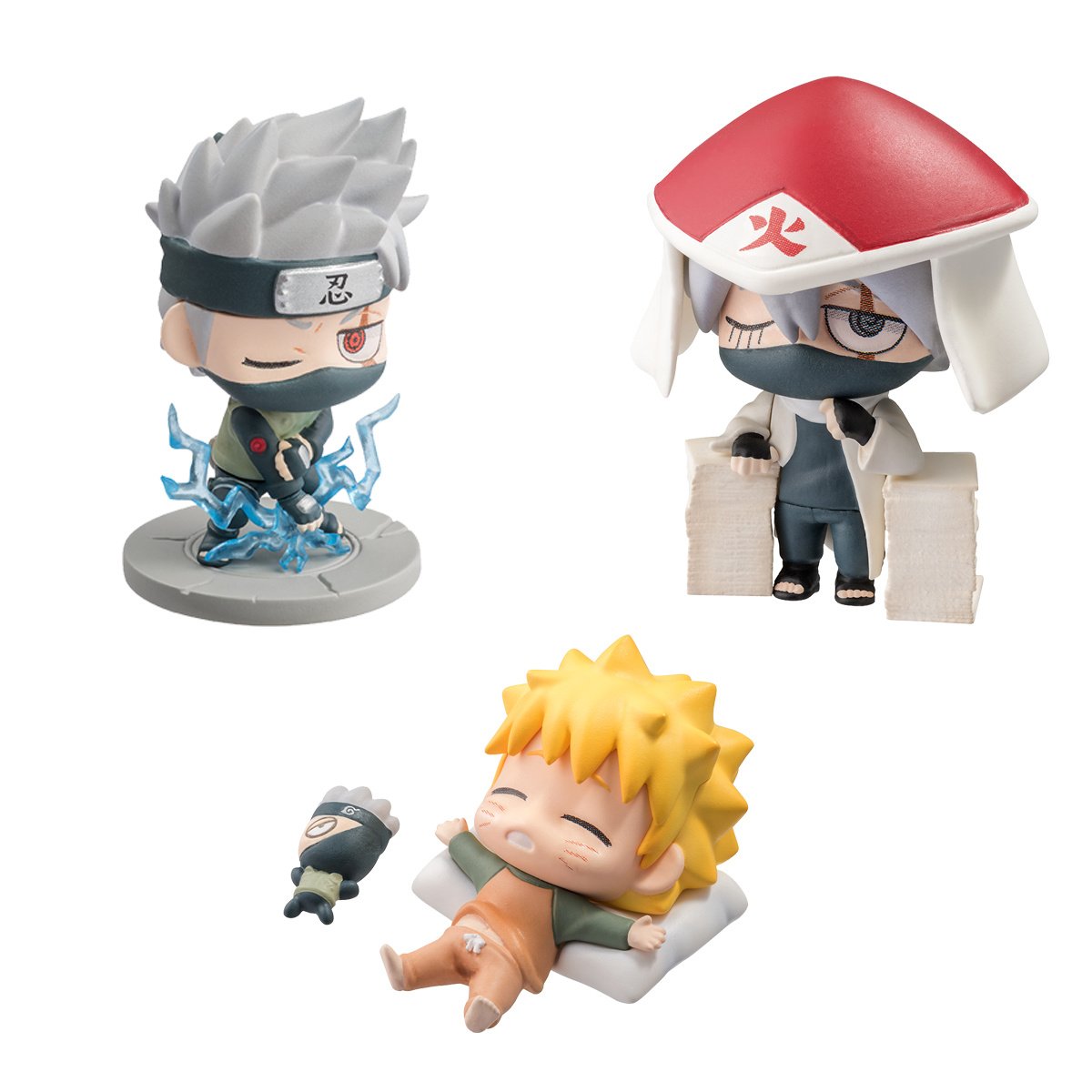 Petit Chara Land はたけカカシスペシャル！セット Petit Chara Land [Naruto] Kakashi Special Figure Set: Megahouse