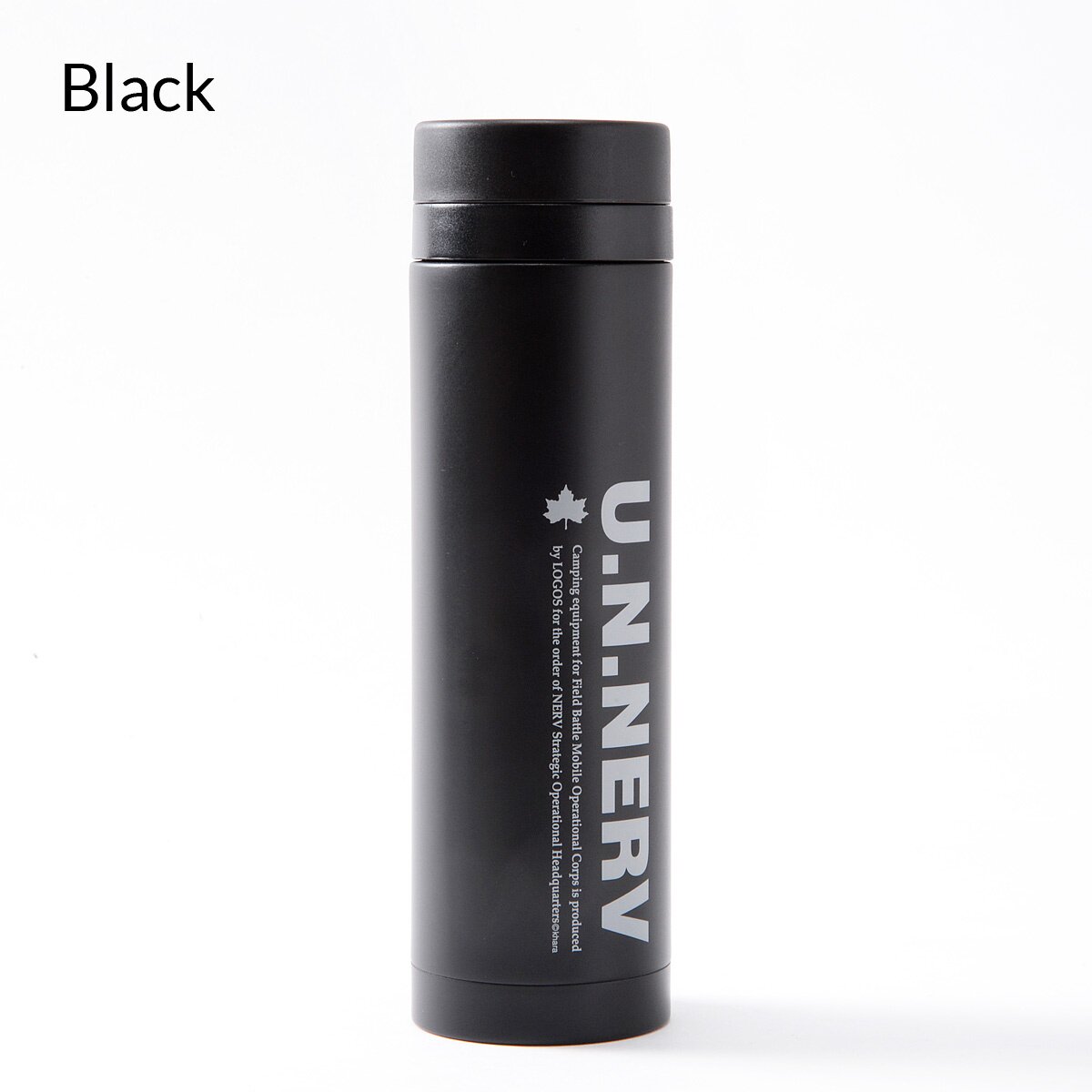 NSL Graphic Black Slim Water Bottle - No Shave Life