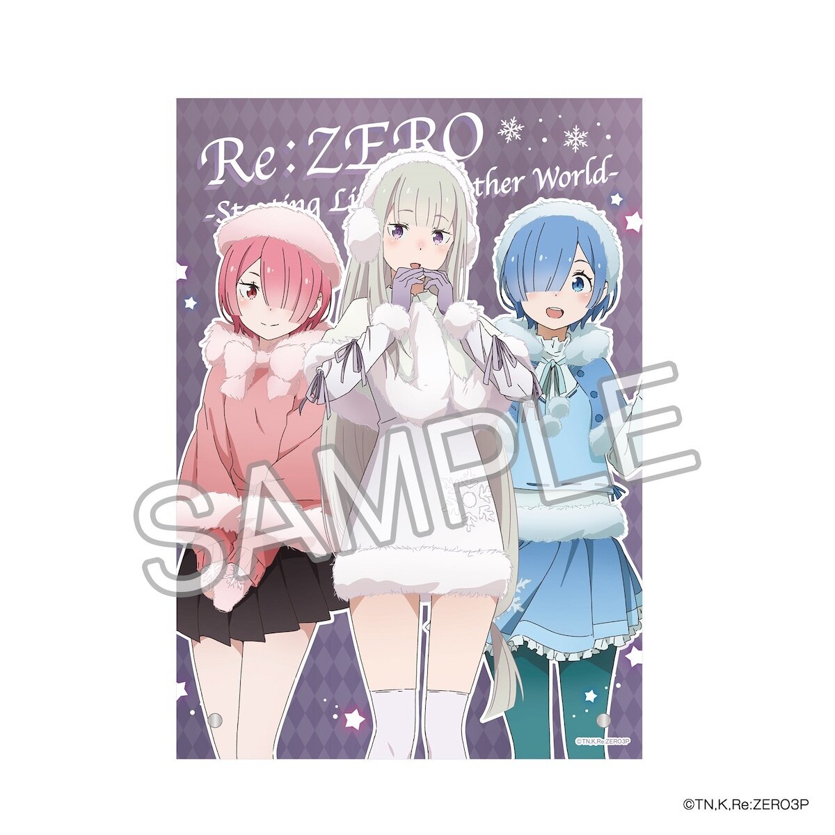 Re:Zero -Starting Life in Another World- Glimmering Acrylic Panel