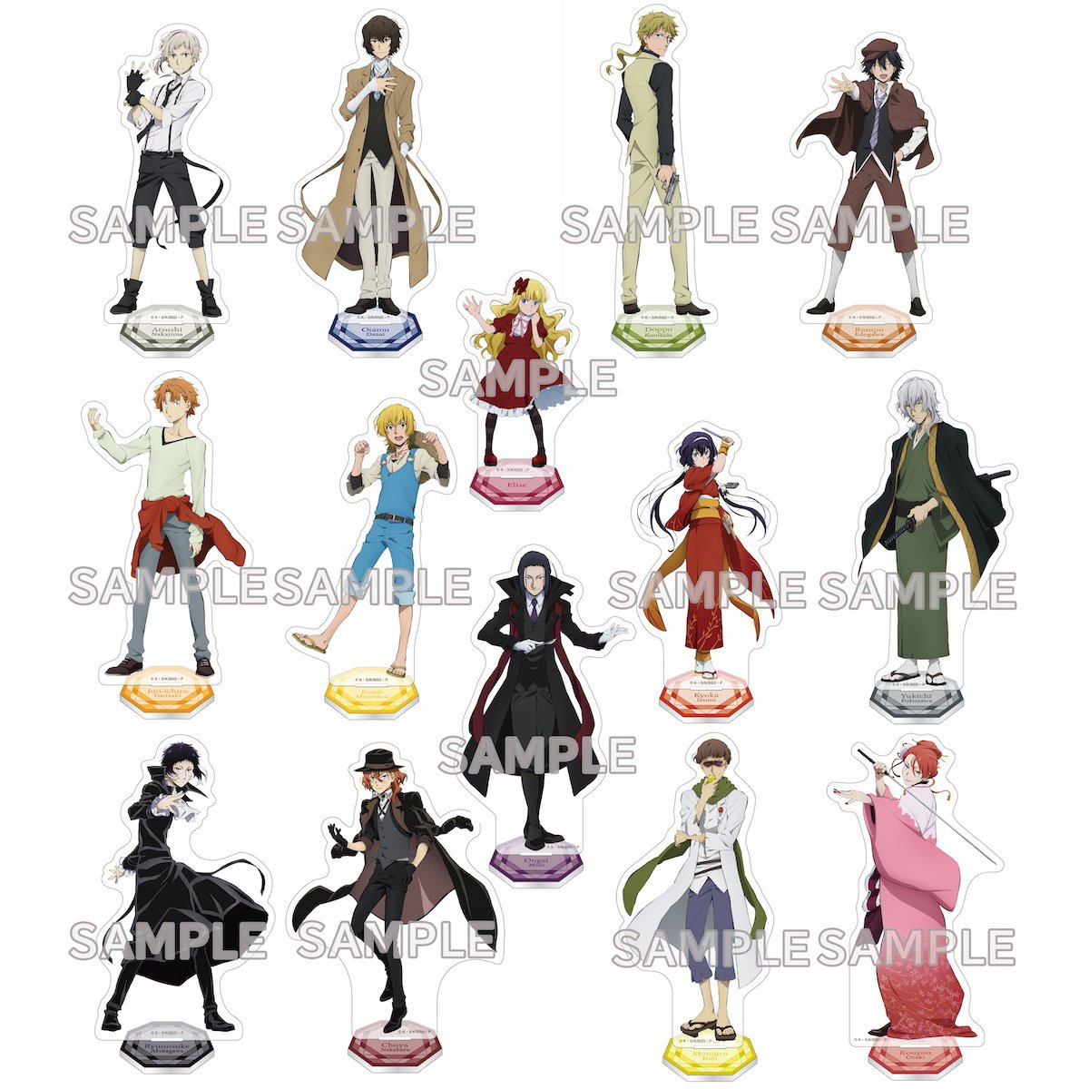 Bungo Stray Dogs Acrylic Stand Figure Collection (Re-run) - Tokyo