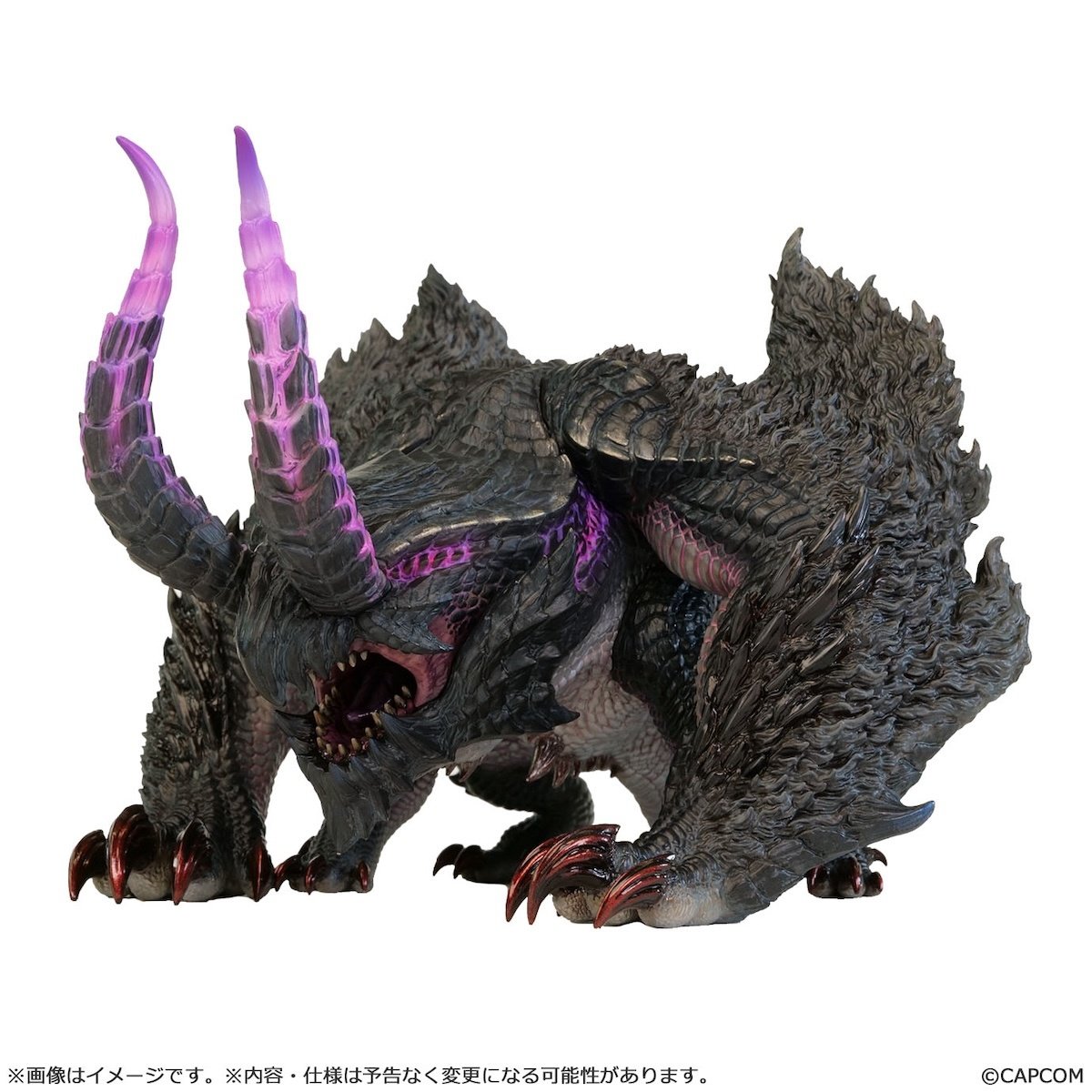 Gore Magala Capcom Figure Builder Soft Vinyl - tampilan depan dan samping
