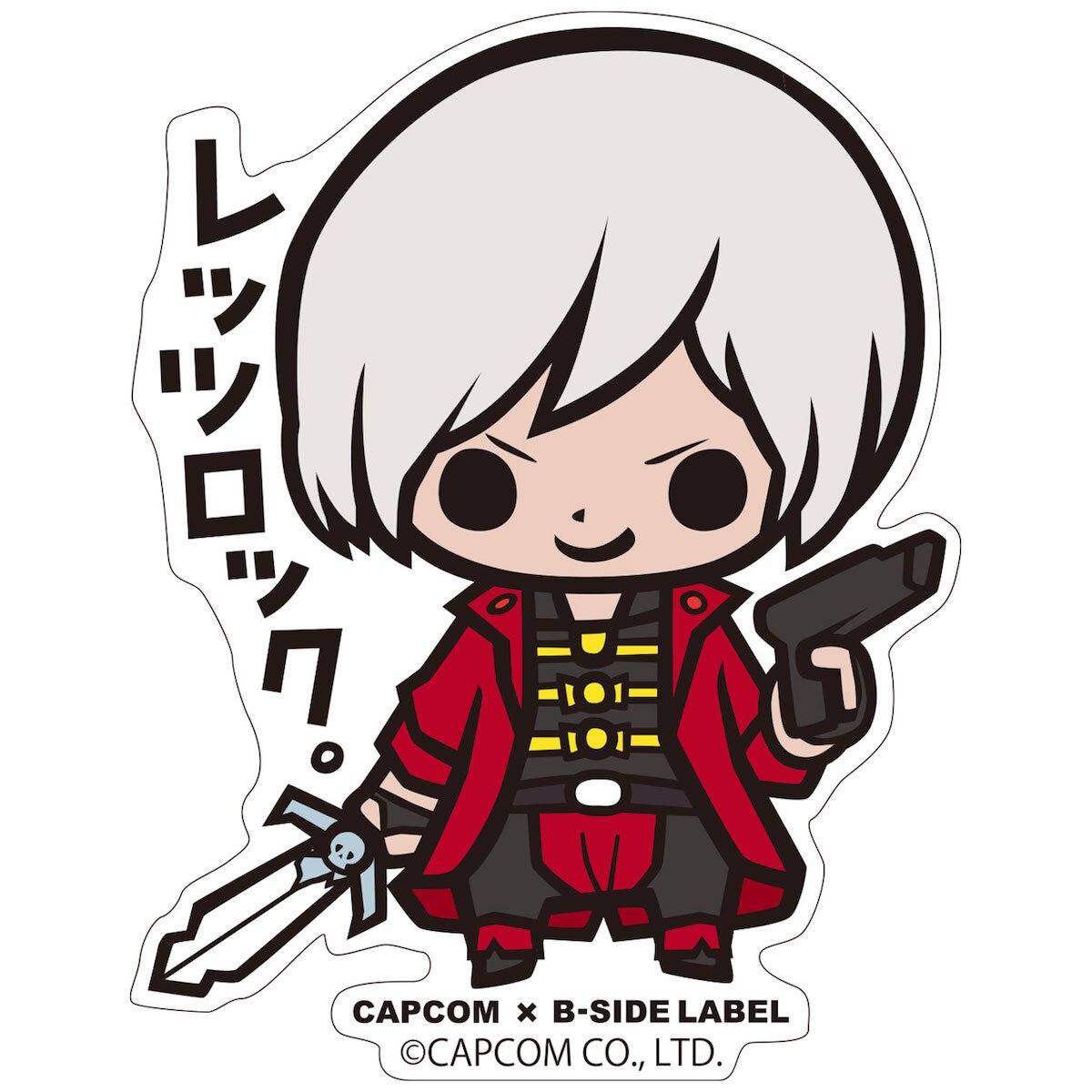 Capcom x B-Side Label Sticker: Devil May Cry 20th Vergil