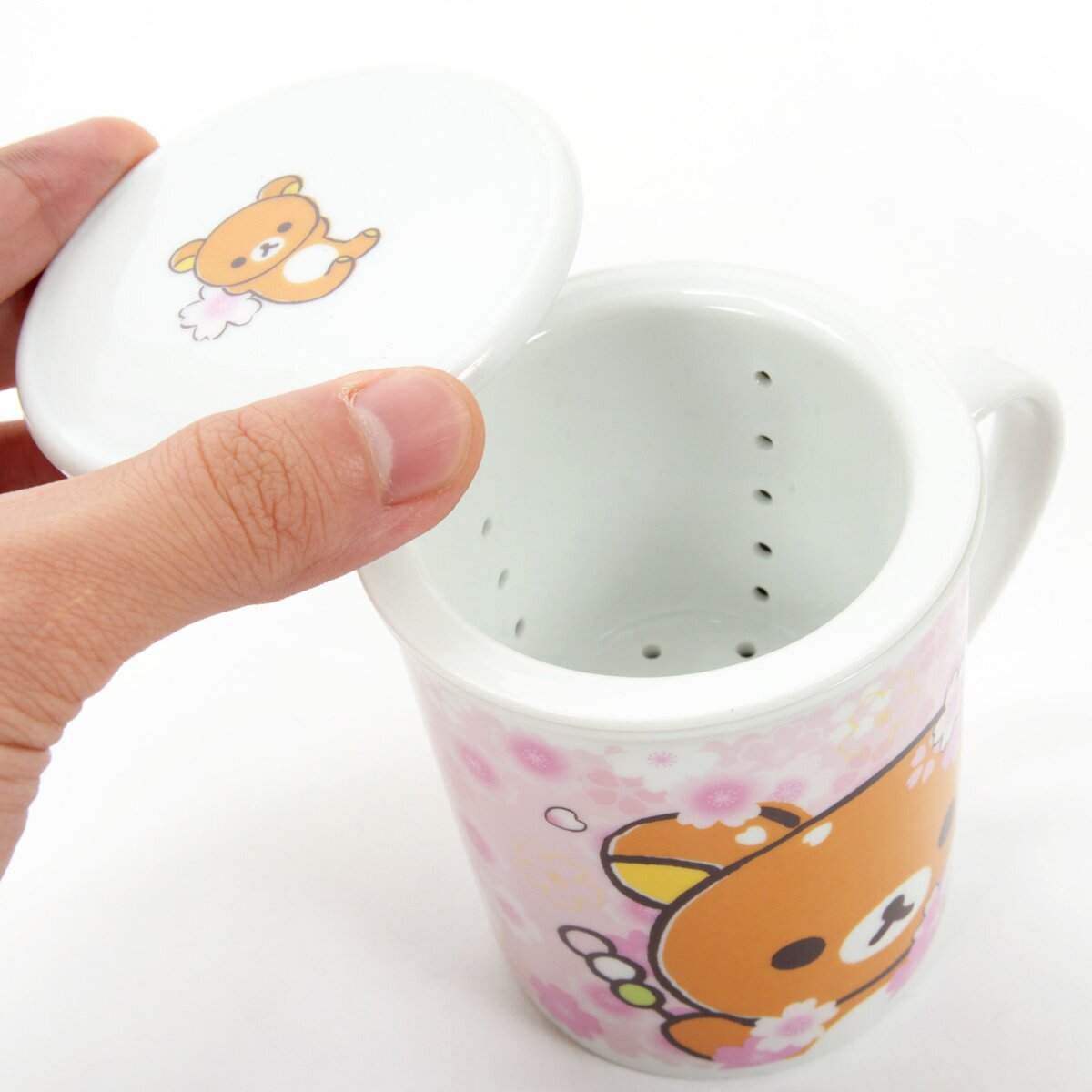  OTSUMAMI TOKYO Mug cup and Lid with a straw hole, for