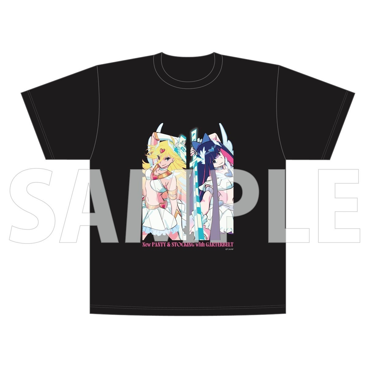 トップス New PANTY & STOCKING with GARTERBELT Tee New Panty & Stocking with Garterbelt T-Shirt Realistic Proportions