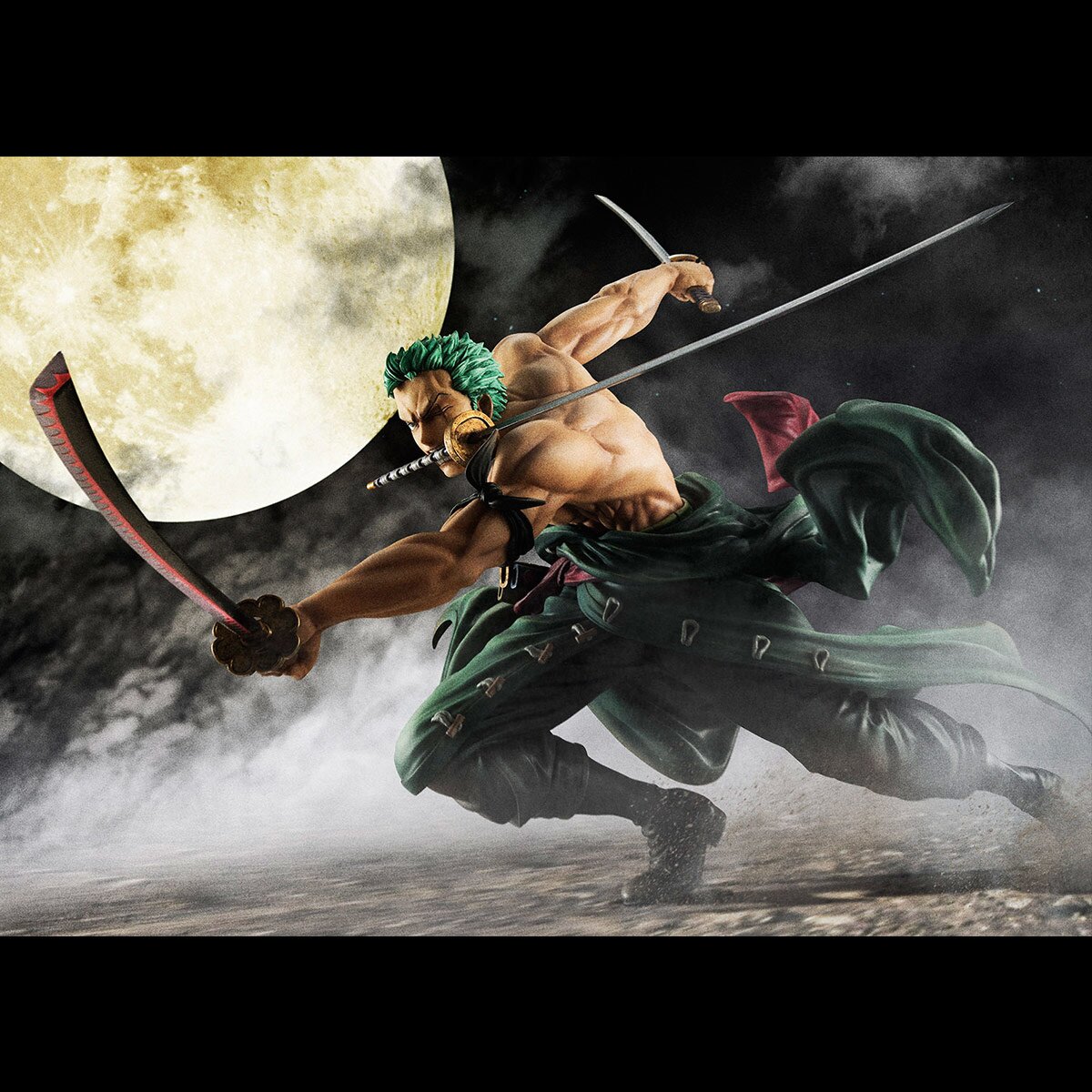 Megahouse Onepiece Portrait of Pirates: Sa-Max Roronoa Zoro (San Zen  Version) PVC Figure