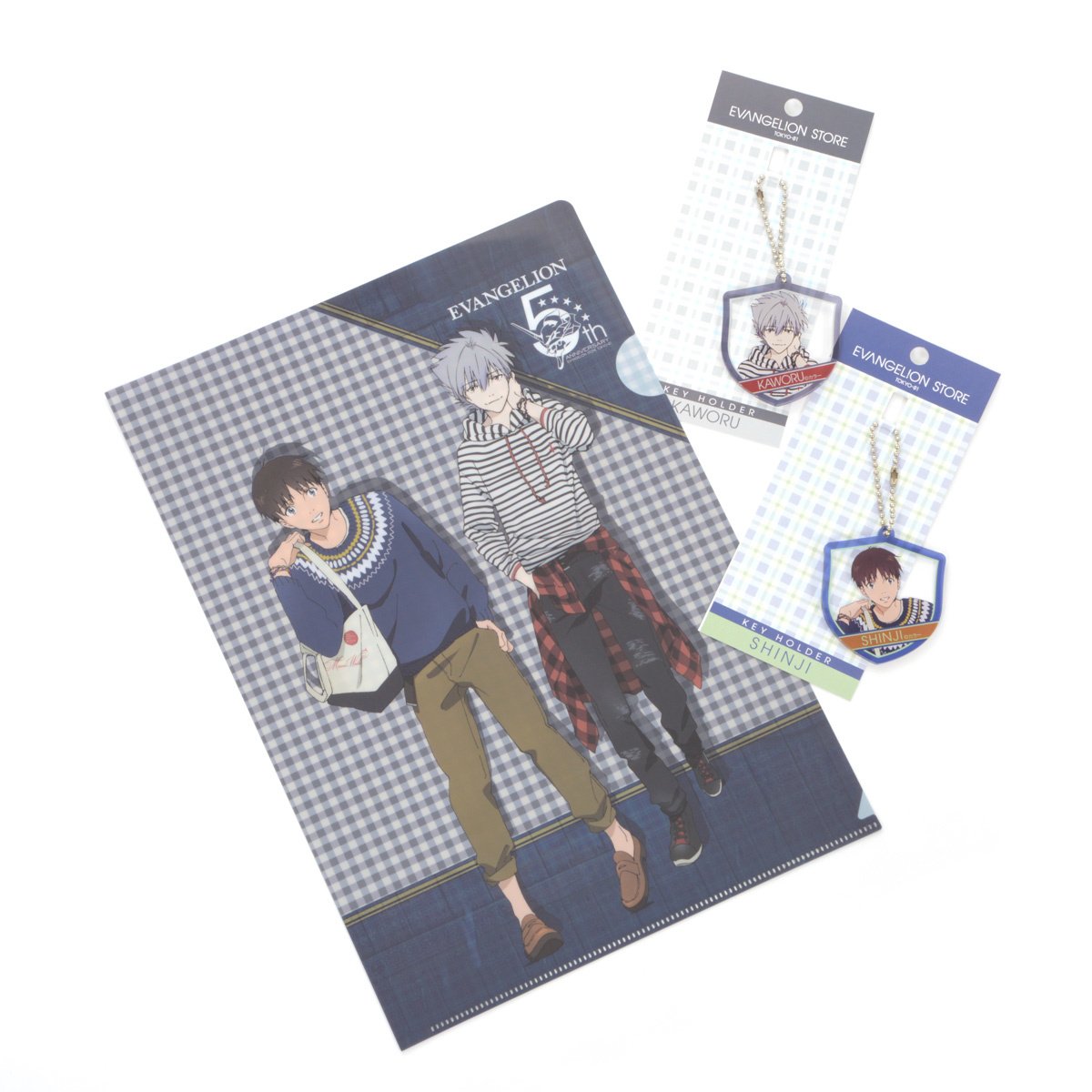 EVA STORE TOKYO-01 Original 5th Anniversary Shinji & Kaworu Set 