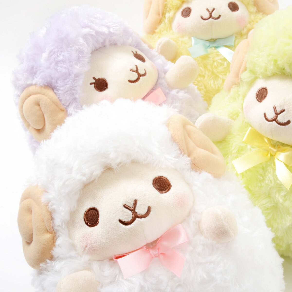 Jumbo Wooly Lamb Plush - Ivory - 1 ea