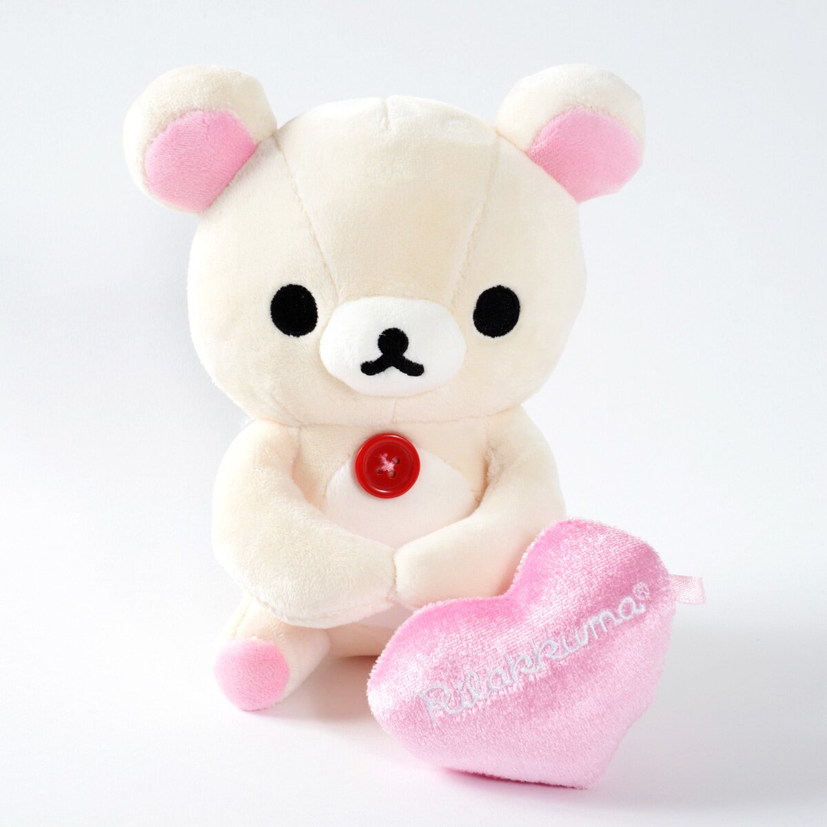 rilakkuma heart plush