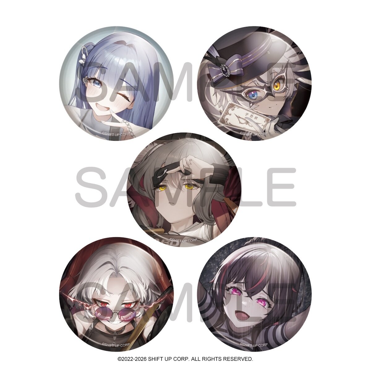 Goddess of Victory: Nikke Burst Collection Tin Badge Vol. 7 Box