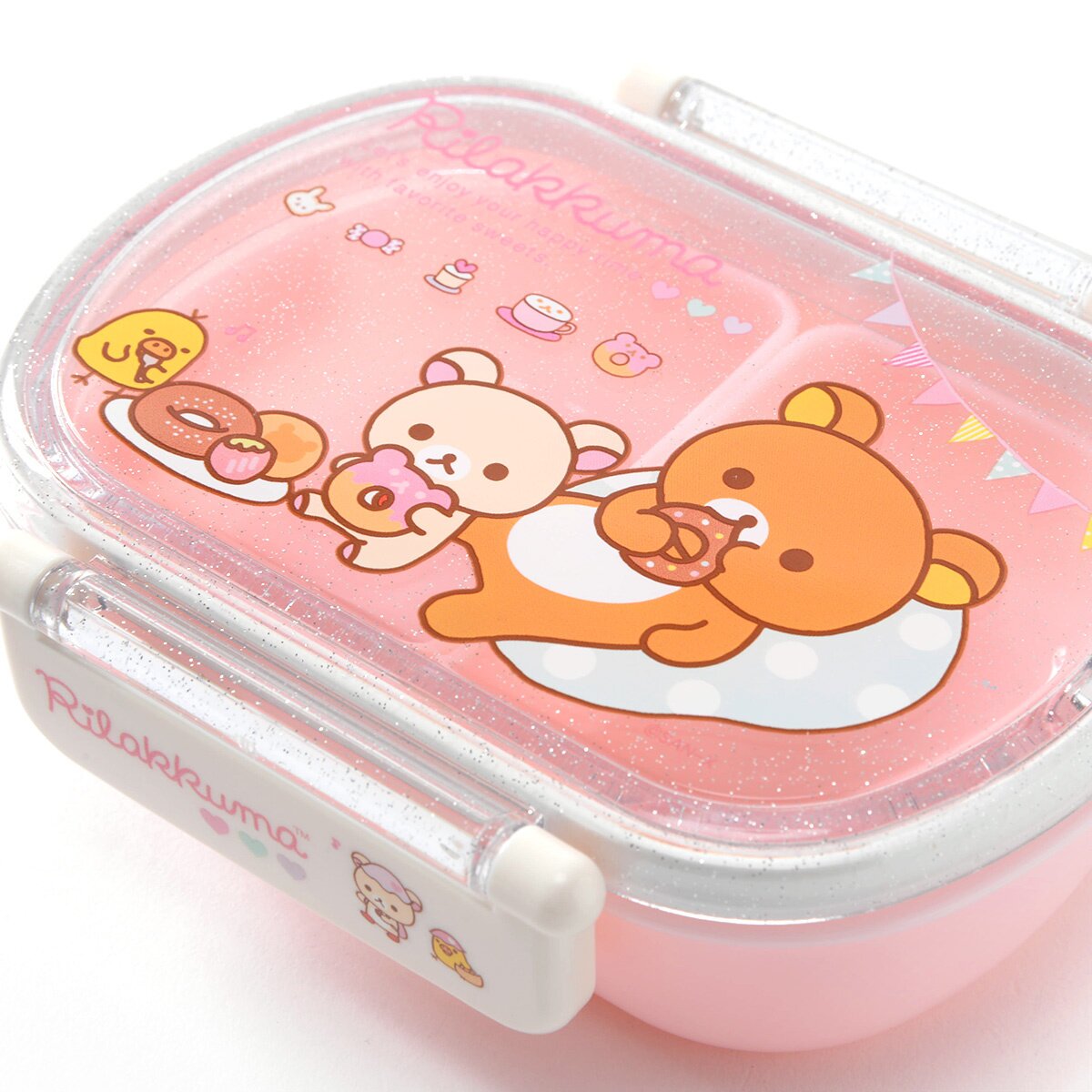 Rilakkuma Two-Tier Lunch Box with Chopsticks - Tokyo Otaku Mode (TOM)