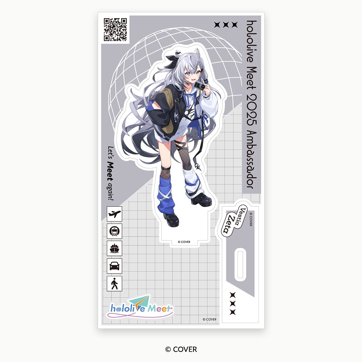 hololive Meet 2025 Acrylic Stand Vestia Zeta - Tokyo Otaku Mode (TOM)