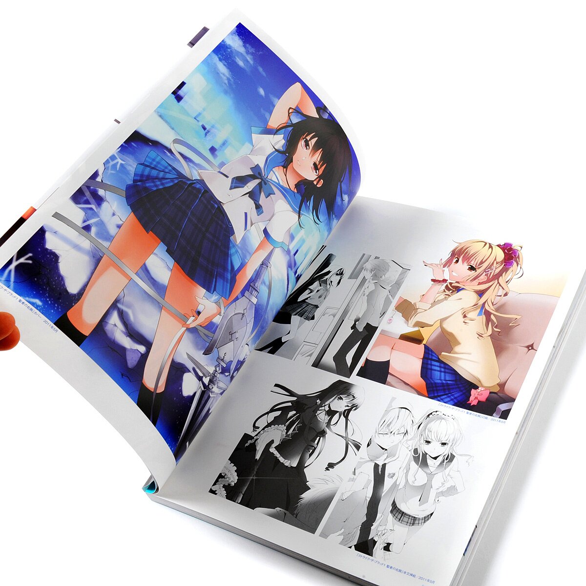 Strike the Blood Character Mashup Anime Art Board Print for Sale