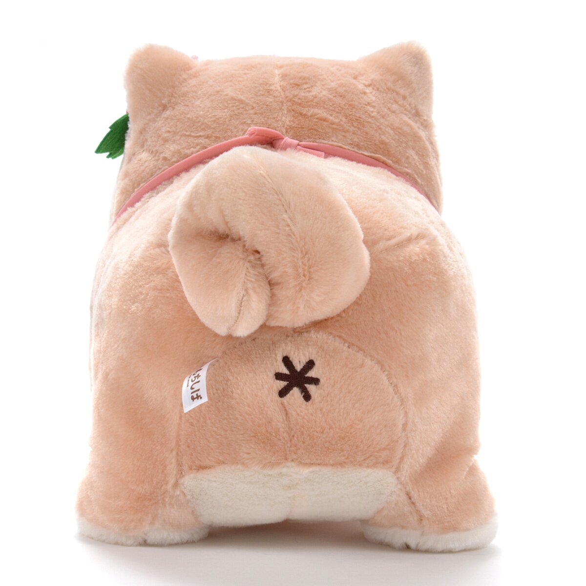 shiba and cat strawberry plush