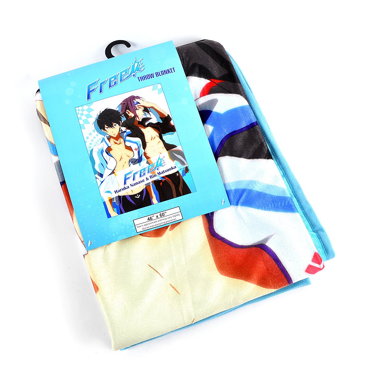 Free! Haruka Nanase & Rin Matsuoka Sublimation Throw Blanket