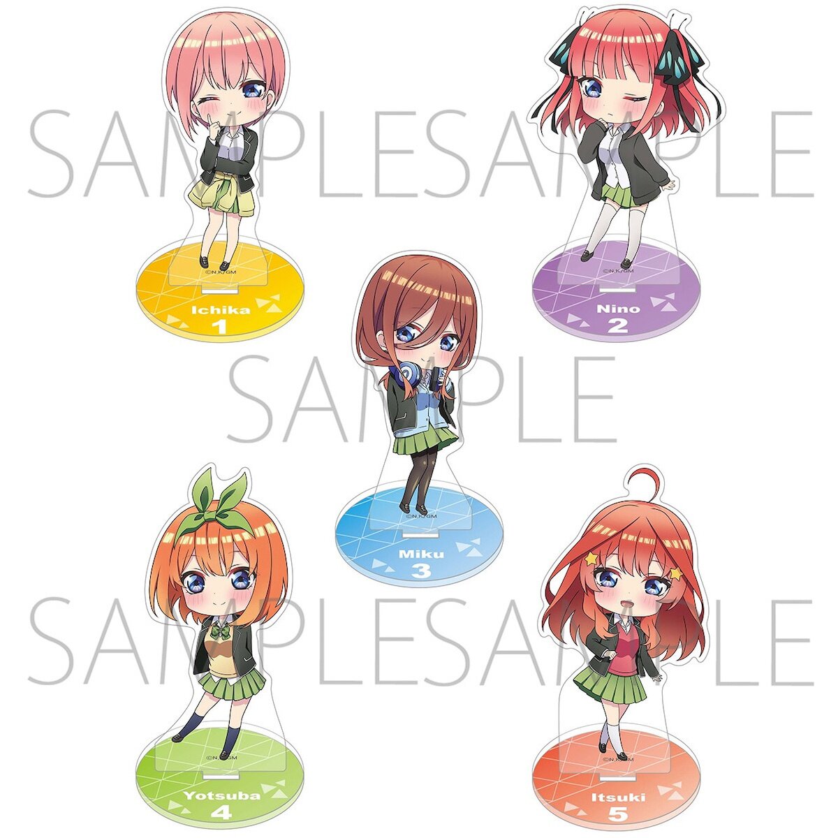 The Quintessential Quintuplets the Movie Mini Acrylic Stand