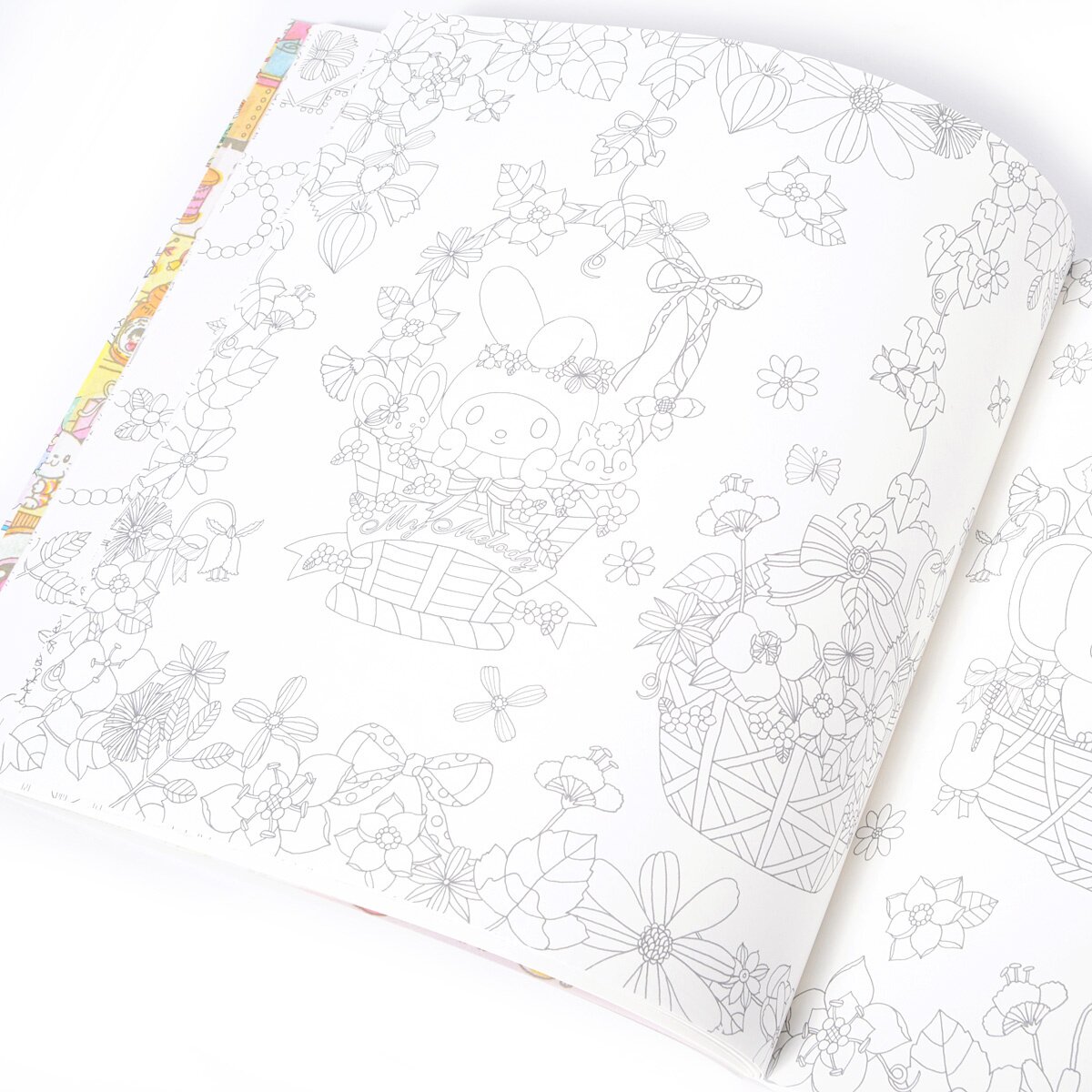 Sanrio Characters Coloring Book Japanese Edition Shipping From Japan