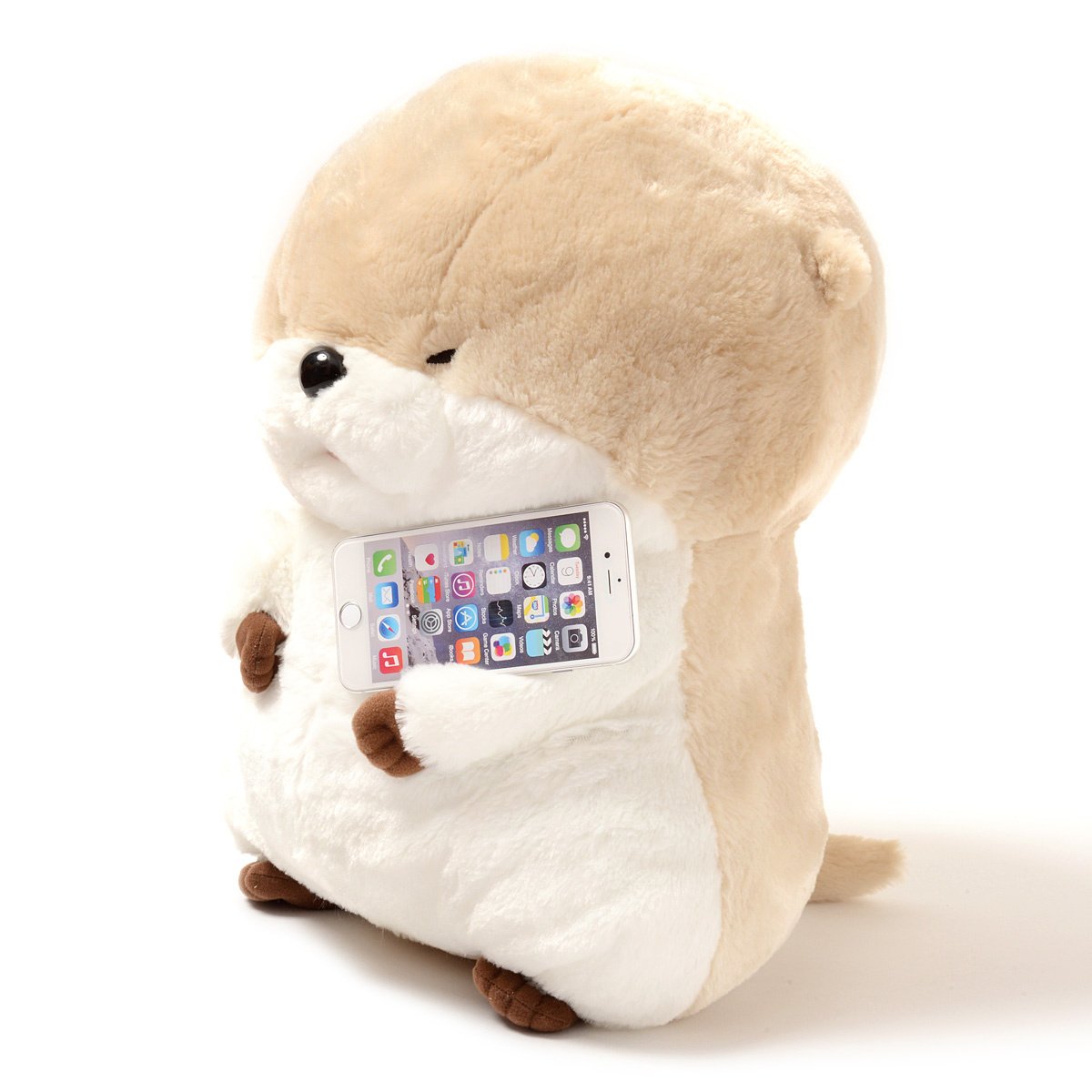 SNOWOLF Coussin Doux En Peluche Chat 70 Cm - Oreiller Câlin Ultra Doux En Coton - Blanc
