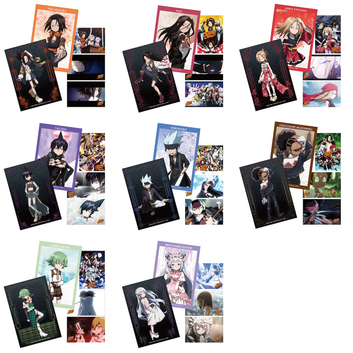 Shaman King 2022 Ver. Illustration Cards Set (Set of 5): KADOKAWA