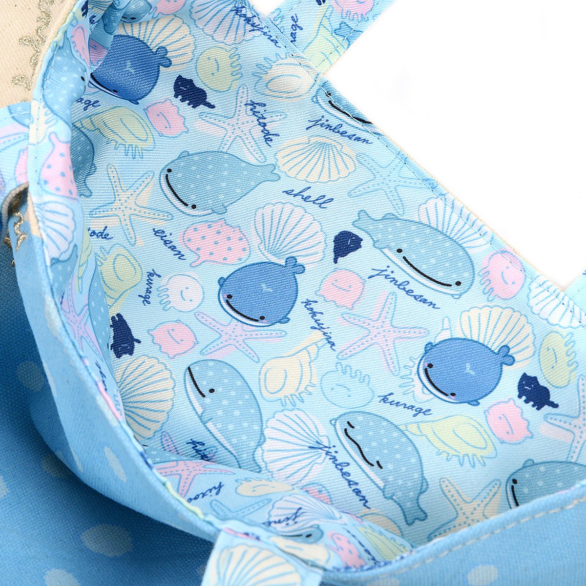 Jinbesan to Shinkai no Otomodachi Mini Tote Bag: San-X - Tokyo