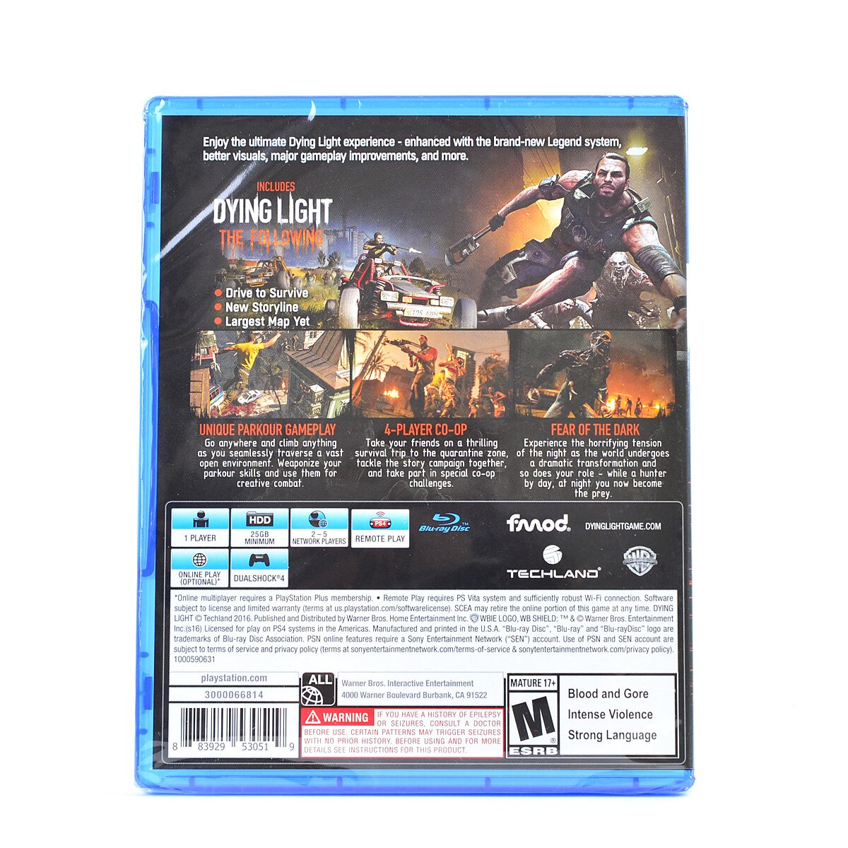 DYING LIGHT THE FOLLOWING ENHANCED EDITION PS4 (INGLÊS) - VT GAMES