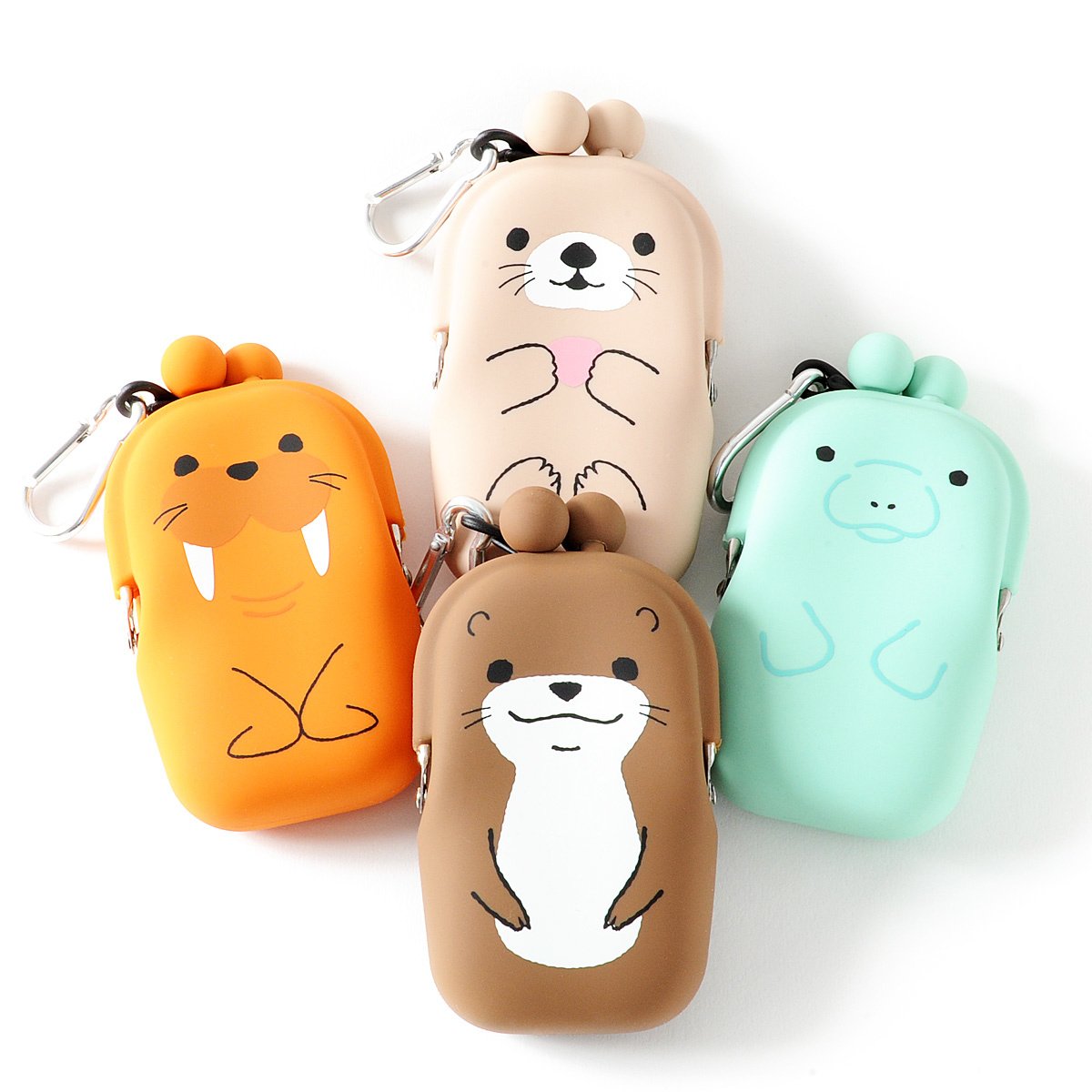 Pochibi-2 Aqua Zoo Silicone Pouches - Tokyo Otaku Mode (TOM)