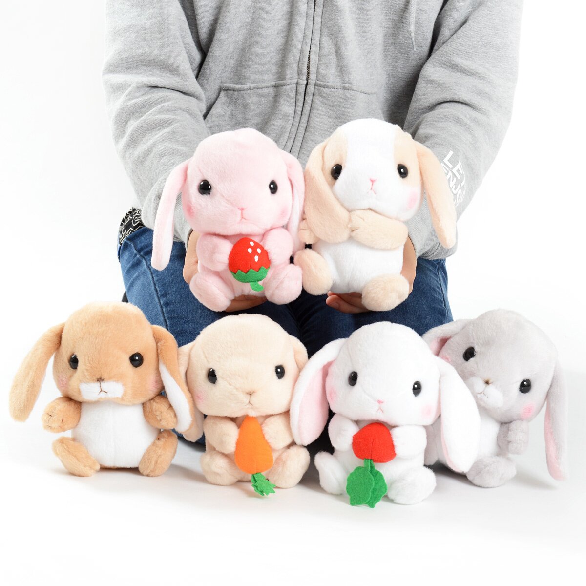 Pote Usa Loppy Field Rabbit Plush Collection (Big)