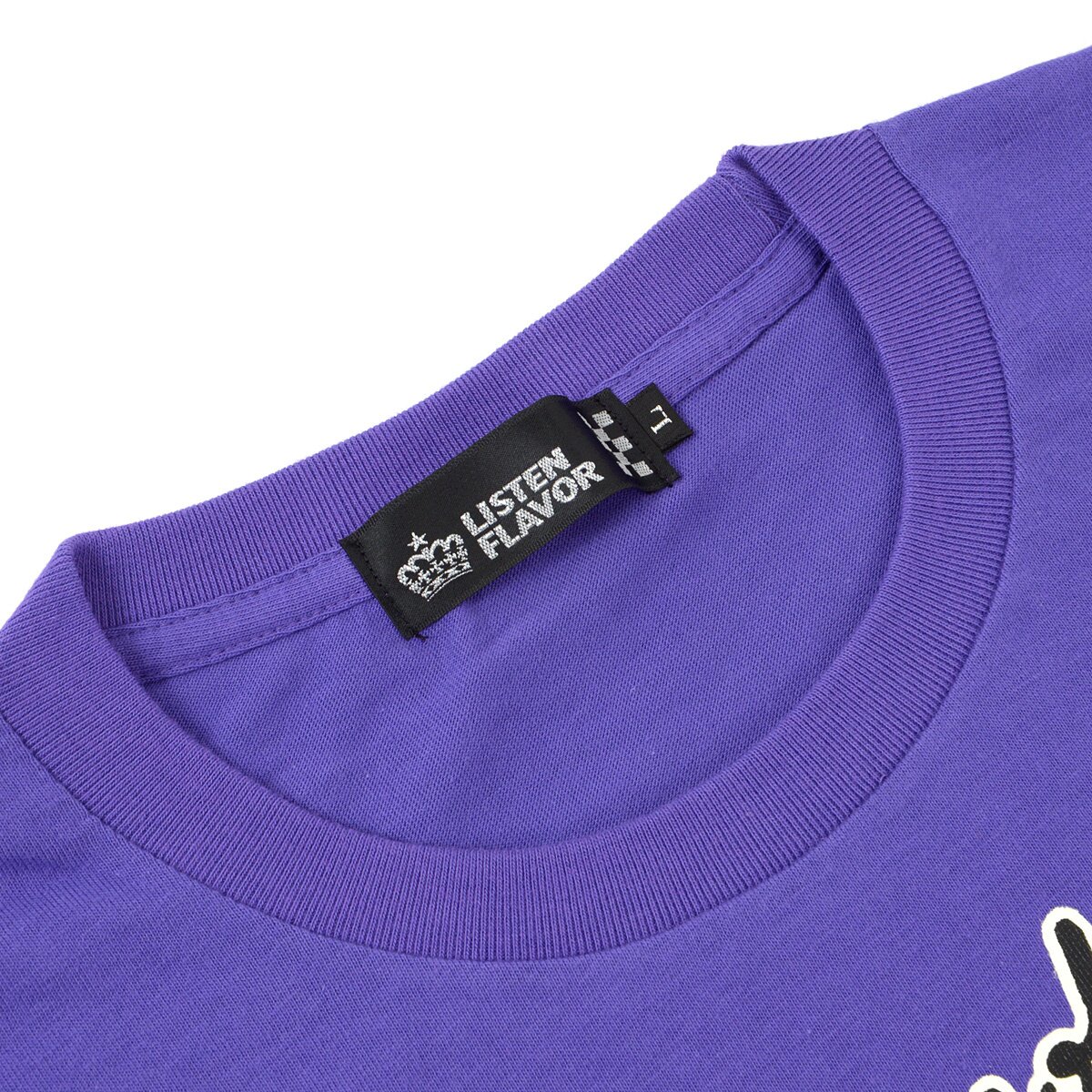 LISTEN FLAVOR Danganronpa Junko Enoshima & Monokuma T-Shirt (Purple ...